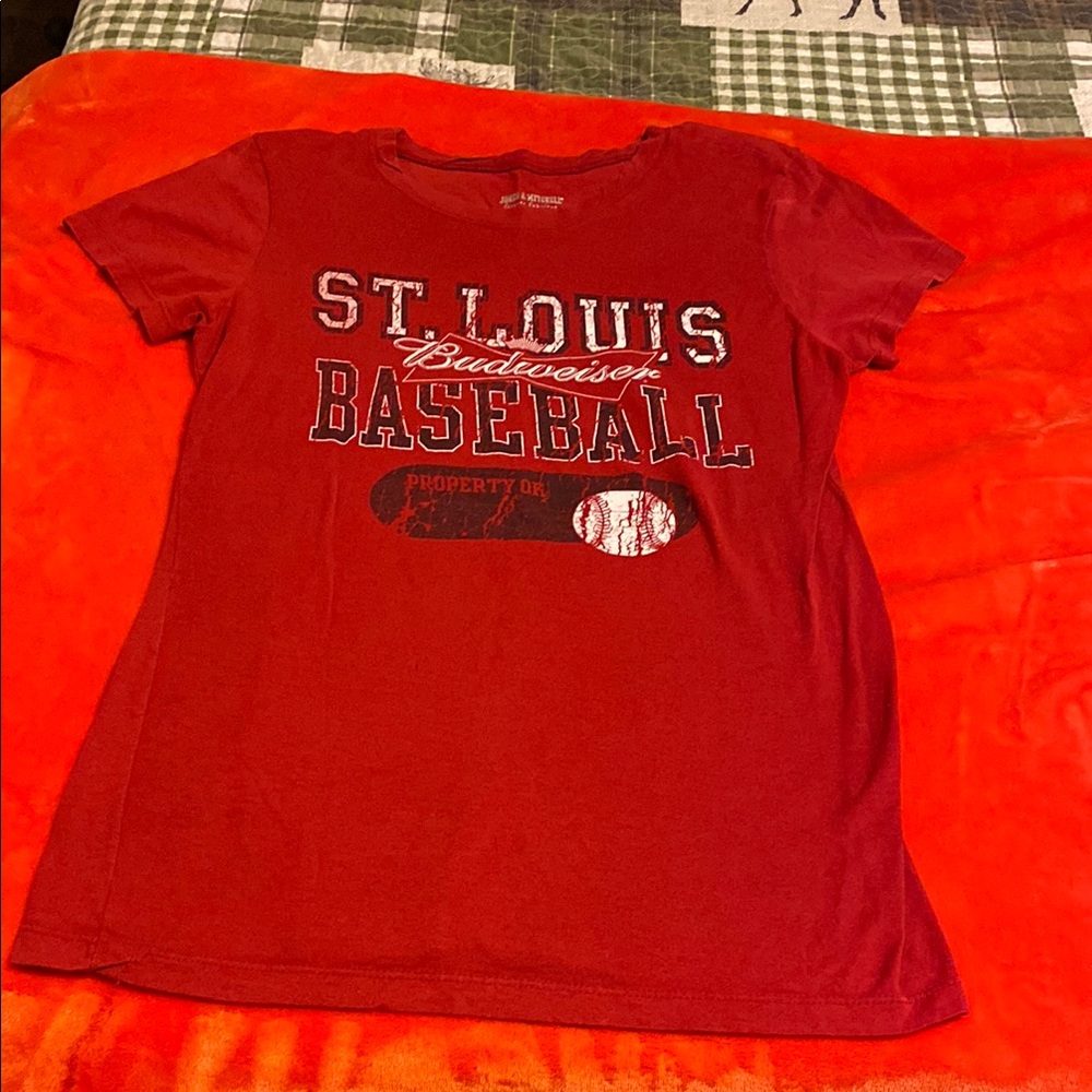 Budweiser St. Louis Baseball Kids Red T-Shirt